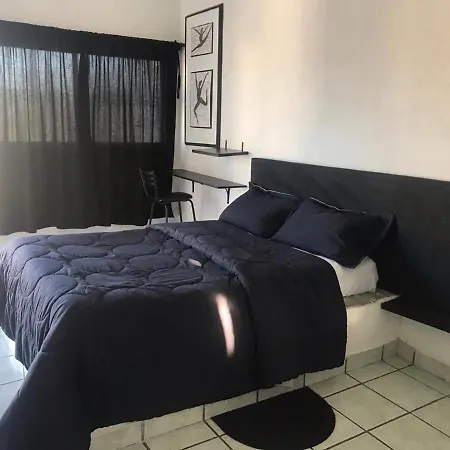Cozy Black And White Studio Apartment